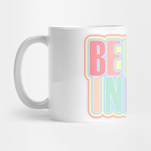 Be Kind pastel block Mug